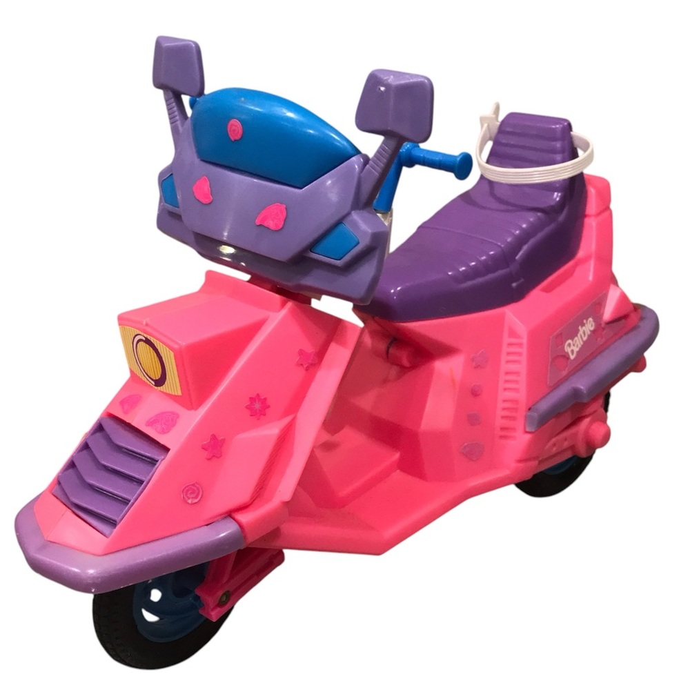 Vintage BARBIE Sparkle Beach Barbie Scooter 1995
